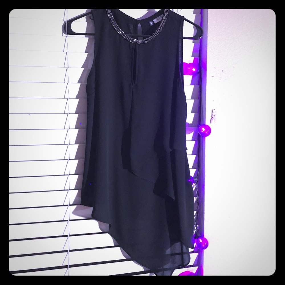 🌻 BLACK JENNIFER LOPEZ FANCY TOP